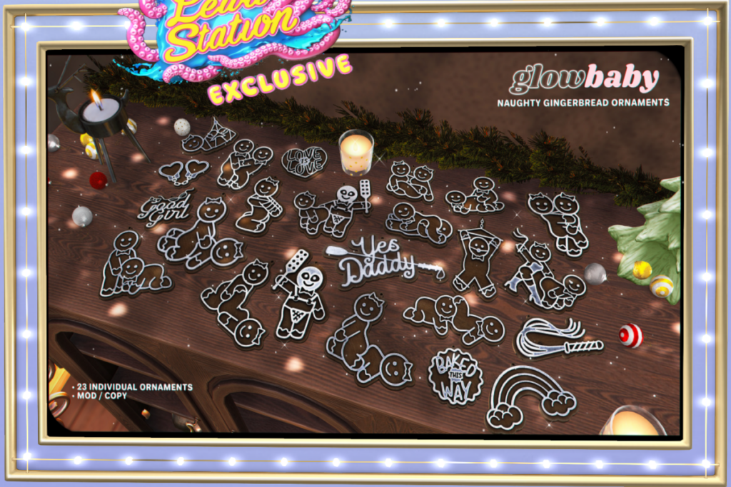 Naughty Gingerbread Orniments, L$399