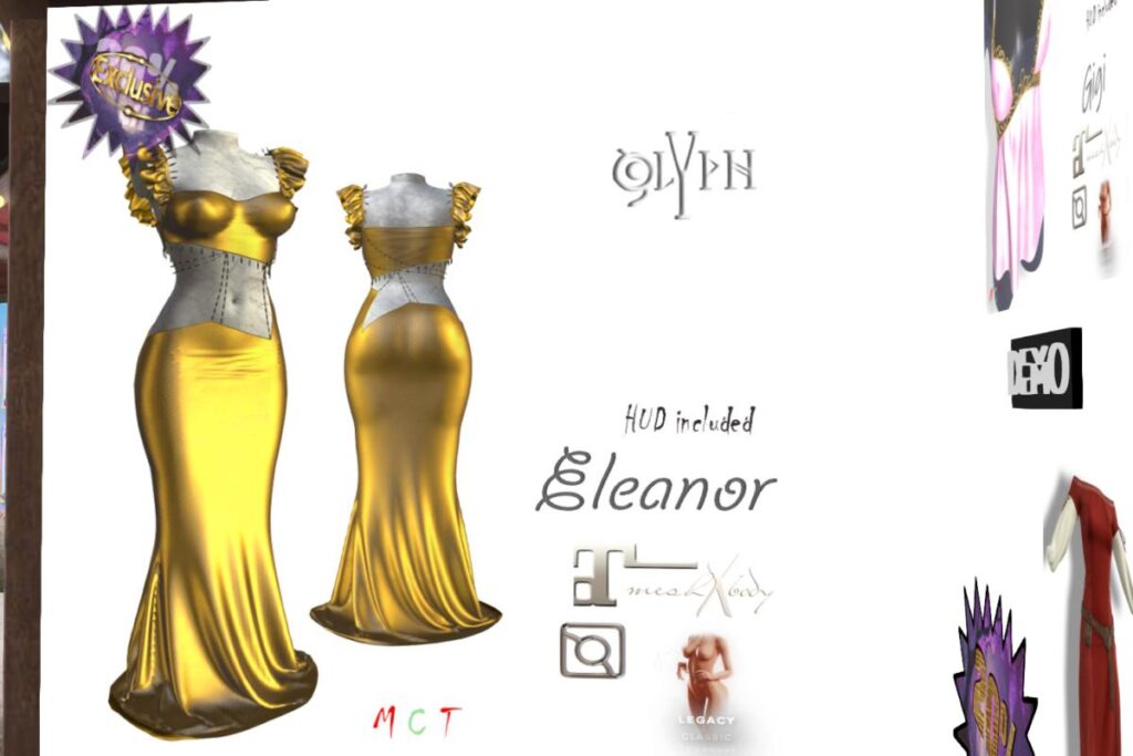 Eleanor Dress - Legacy/MaitreyaX/Reborn/+mods, L$160
