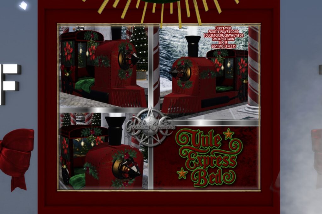 Yule Express Bed, L$799