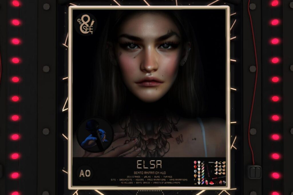 Elsa Poses &amp; A/O, L$120 each/L$2500 A/O