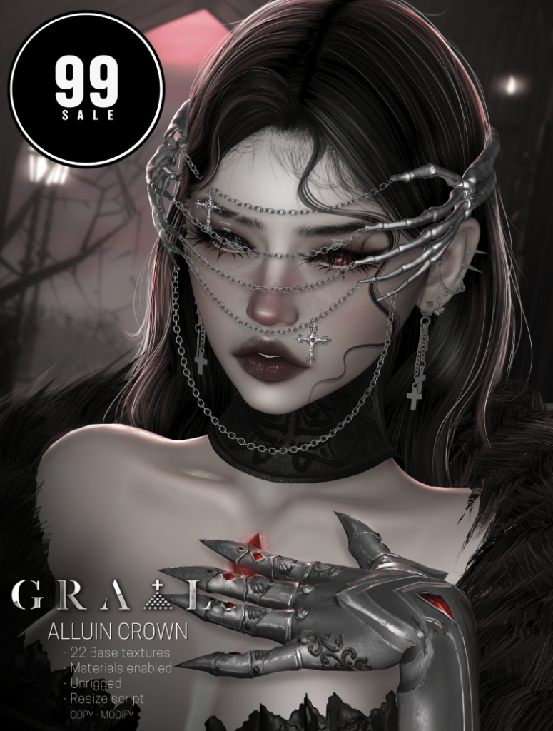 Alluin Crown	<a href="http://maps.secondlife.com/secondlife/Hell%20Fire/18/103/503" target="_blank">Teleport</a>