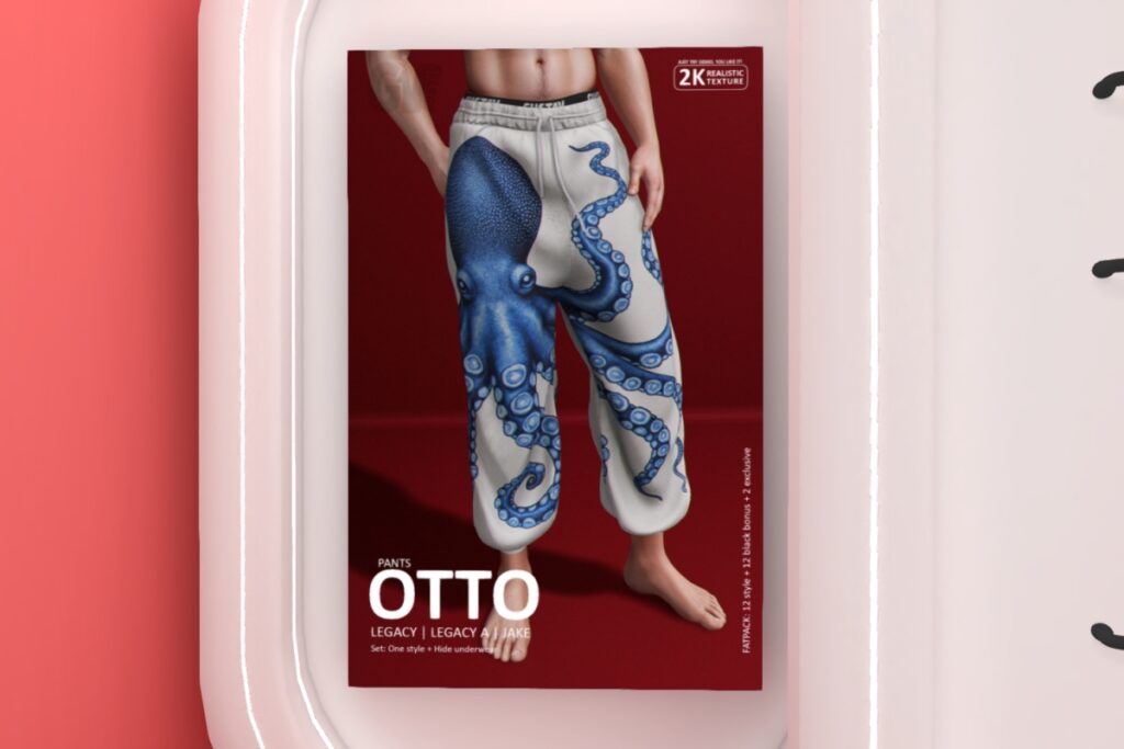 Otto Pants - Jake/Legacy/+mods, L$249 each/L$1500 FP