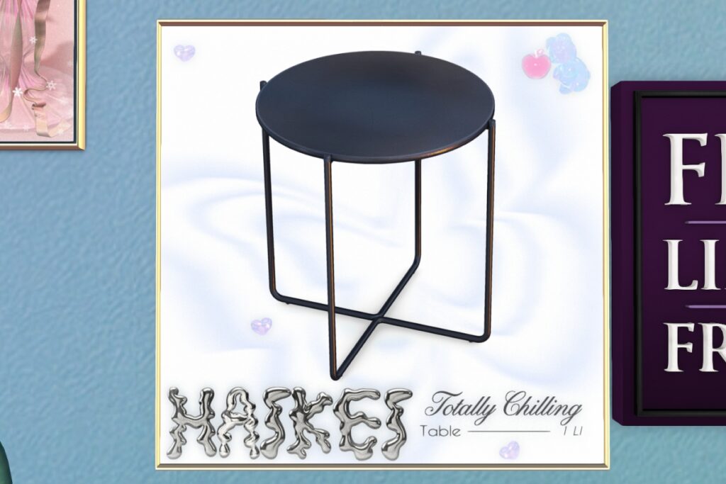 Totally Chilling 1	&lt;a href=&quot;http://maps.secondlife.com/secondlife/LoveCats/127/136/3003&quot; target=&quot;_blank&quot;&gt;Teleport&lt;/a&gt;