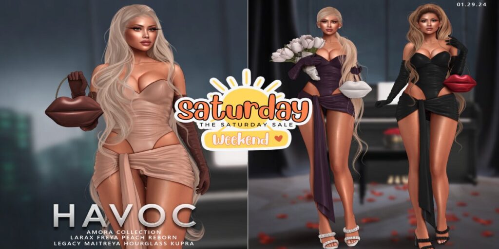 Amora Collection - Freya/Hourglass/Inithium/Legacy/Maitreya/Peach/Reborn/+mods	<a href="http://maps.secondlife.com/secondlife/Baddie%20Bay/96/126/26" target="_blank">Teleport</a>