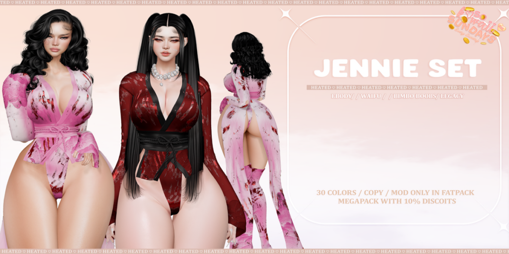 Jennie Set - Legacy/Reborn/+mods	&lt;a href=&quot;http://maps.secondlife.com/secondlife/Winterfell%20North/137/96/27&quot; target=&quot;_blank&quot;&gt;Teleport&lt;/a&gt;