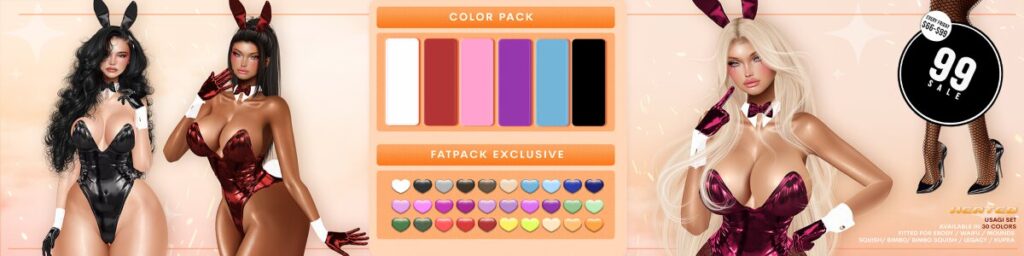 Usagi Set - Inithium/Legacy/Reborn/+mods	<a href="http://maps.secondlife.com/secondlife/Winterfell%20North/137/96/27" target="_blank">Teleport</a>