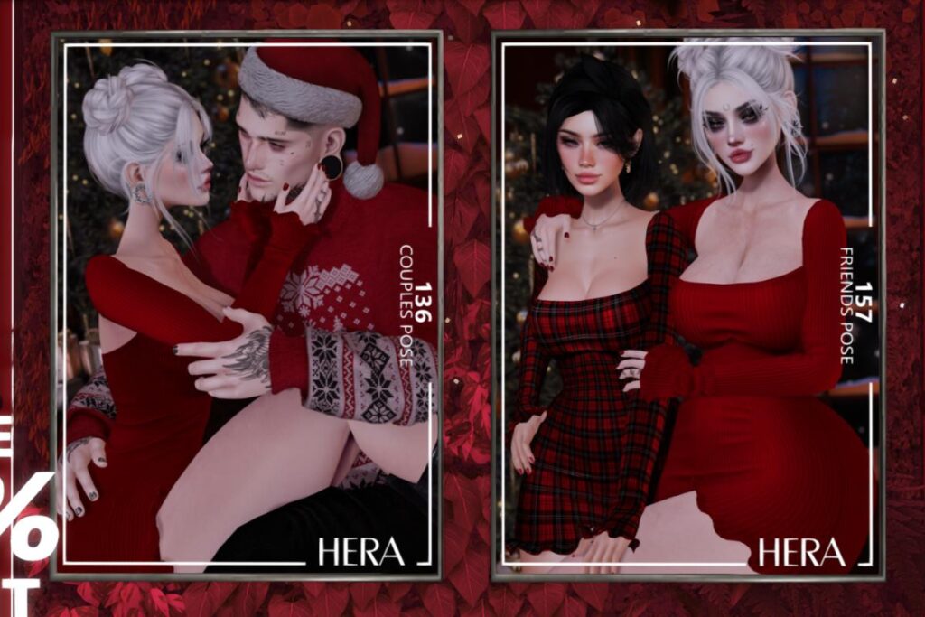 Couple 136 Pose, L$225 | Friend 157 Pose, L$225