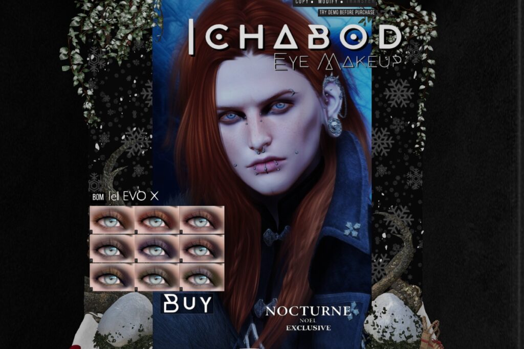 Ichabod Eye Makeup - EvoX, L$220