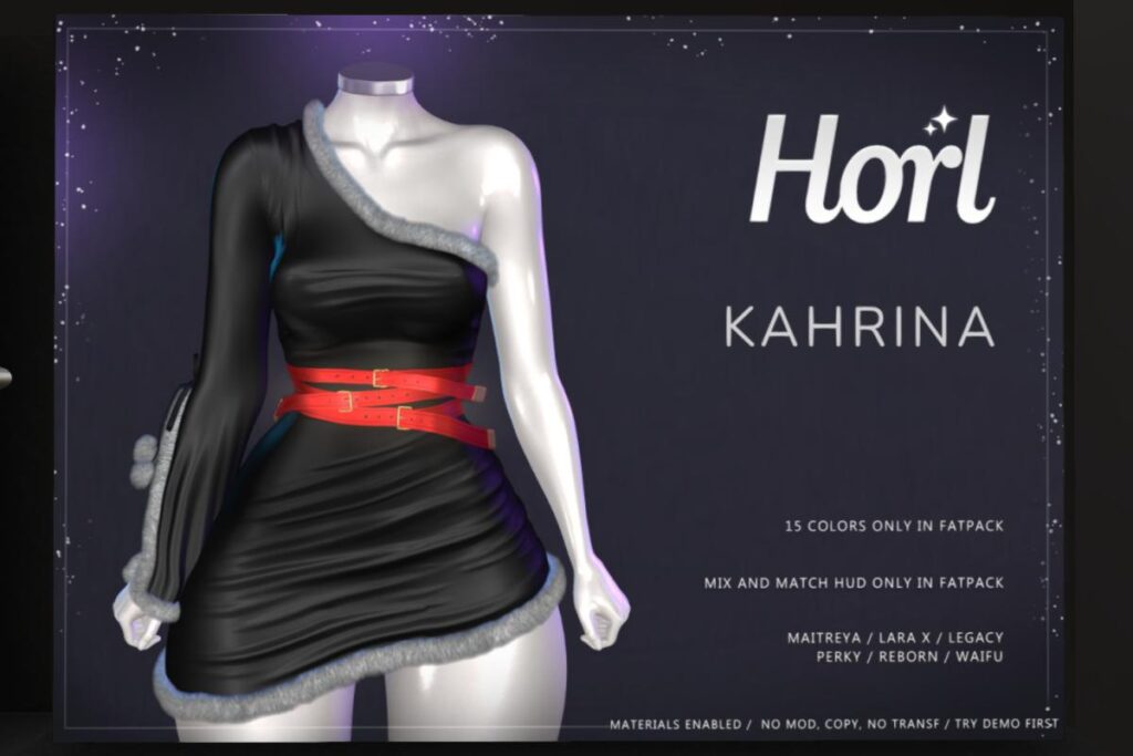 Kahrina Dress - Legacy/Maitreya/Reborn/+mods, L$240 each/L$800 FP