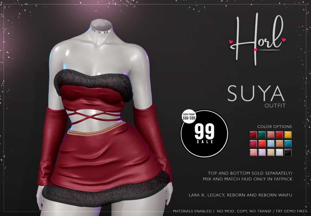 Suya Outfit - Legacy/Maitreyax/Reborn/+mods	&lt;a href=&quot;http://maps.secondlife.com/secondlife/Spiced%20Romance/85/147/22&quot; target=&quot;_blank&quot;&gt;Teleport&lt;/a&gt;