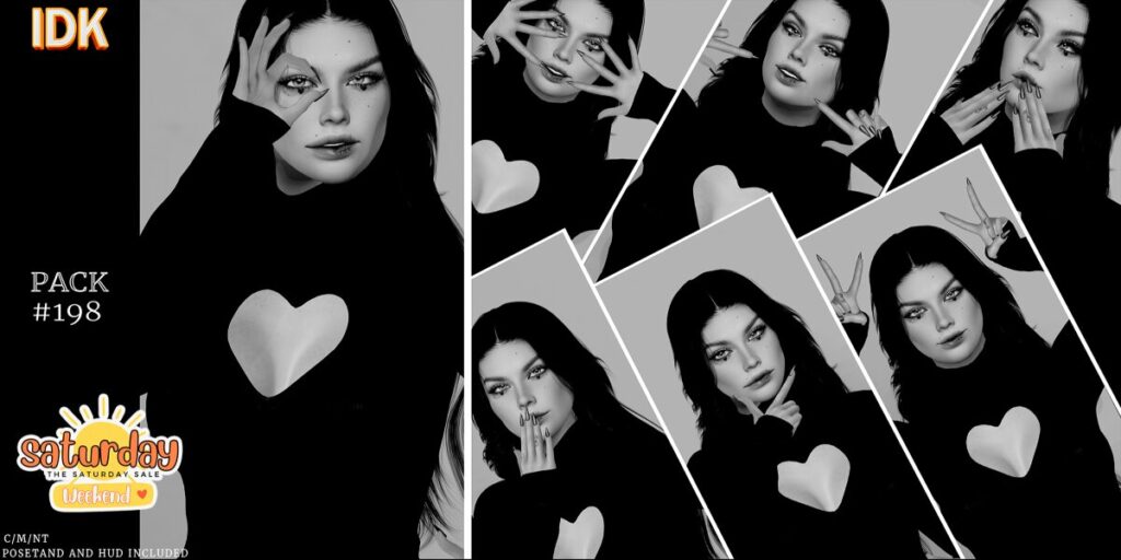 Pack #198 Poses	<a href="http://maps.secondlife.com/secondlife/The%20Valley/22/35/851" target="_blank">Teleport</a>