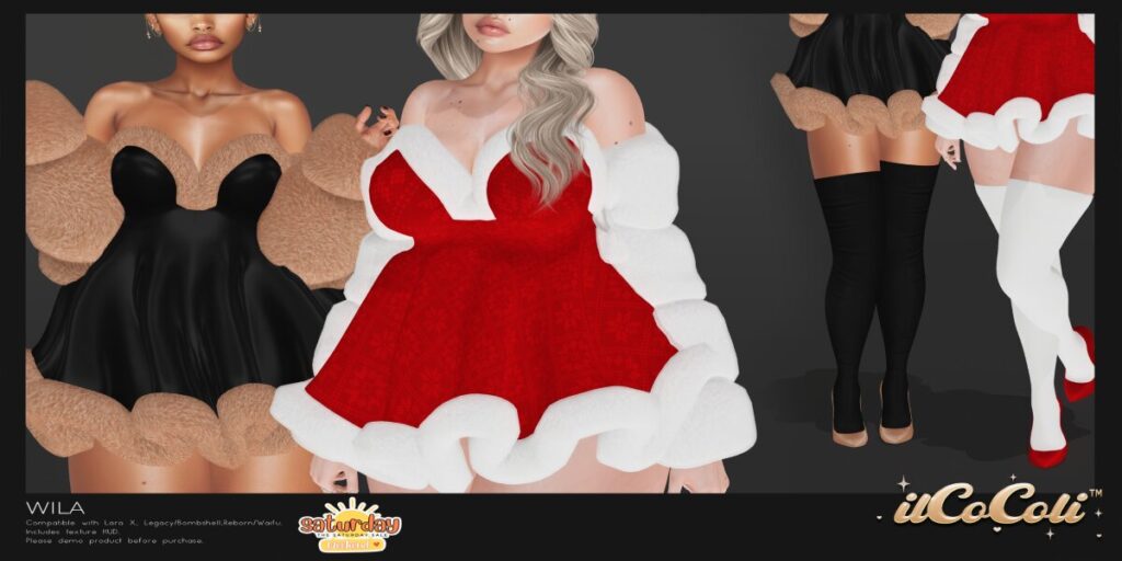 Wila Outfit - Legacy/MaitreyaX/Reborn/+mods	<a href="http://maps.secondlife.com/secondlife/Sensual%20Souls/79/170/24" target="_blank">Teleport</a>