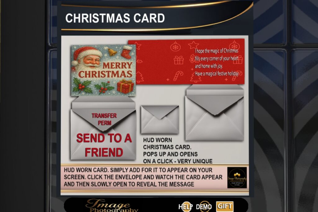 Christmas Card, L$100
