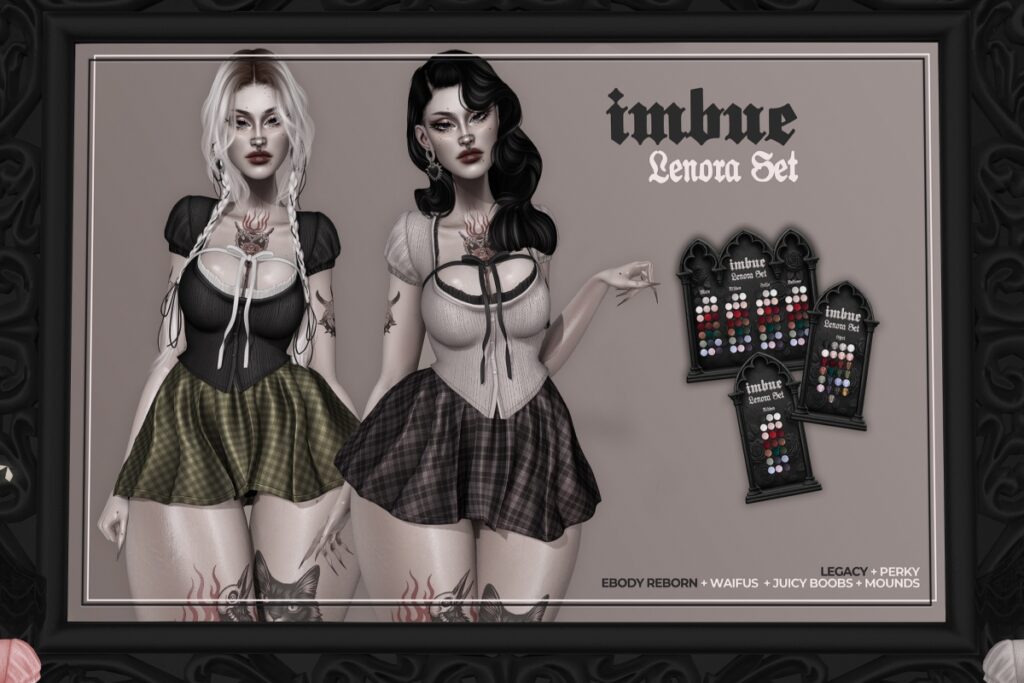 Lenora Set - Legacy/Reborn/+mods, L$199 each/L$1299 each FP