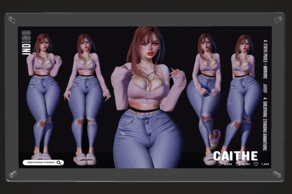 Caithe Breathing Poses, L$299