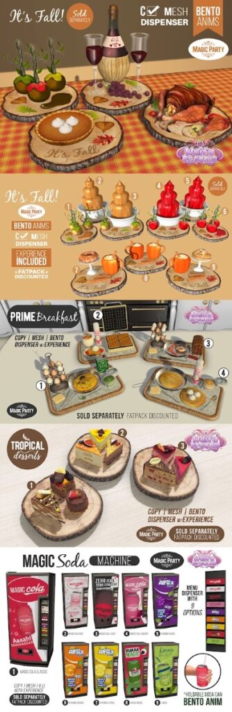 Assorted Food Sets