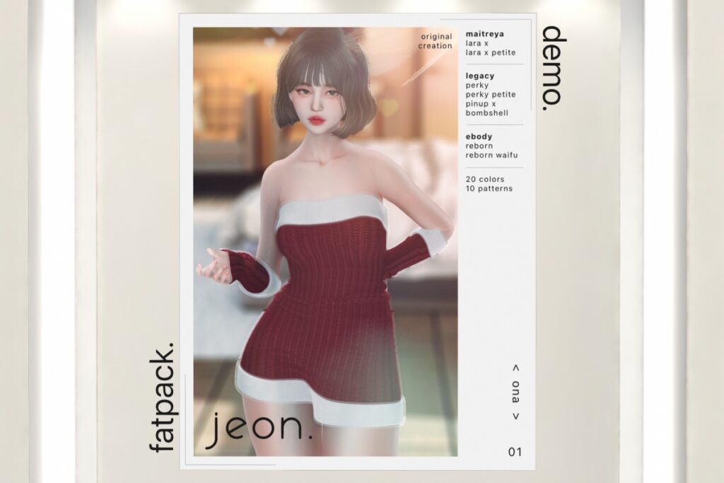 Ona Outfit - Legacy/MaitreyaX/Reborn/+mods, L$349 each Body Pack/L$1399 MP