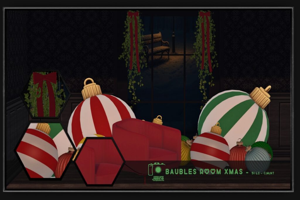 Baubles Room Xmas Decor, L$299