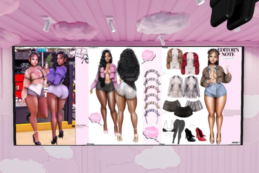 Candy Fur, Bra + Tights, and Heels - Inithium/Legacy/Reborn/Yentements/+mods, L$399  each/L$599-L$1199 FP/L$1699 MP | December Group Gift - Happy New Year Headband - Free Event Group Gift