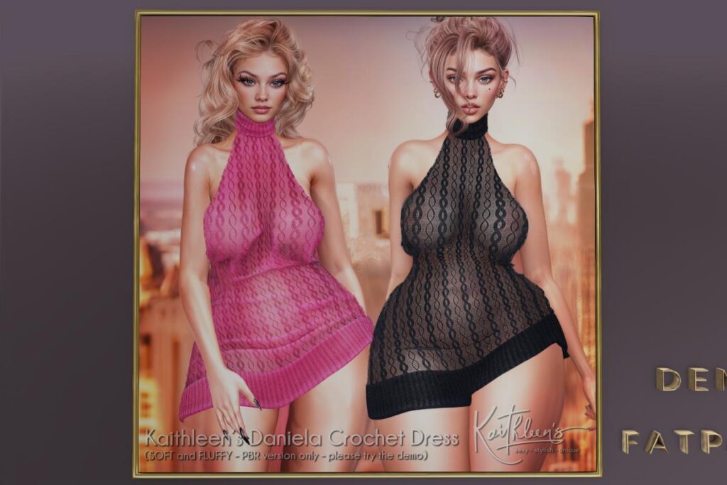 Daniel Crochet Dress - GenX/Inithium/Legacy/MaitreyaX/Reborn/+mods, L$90 each/L$299 FP