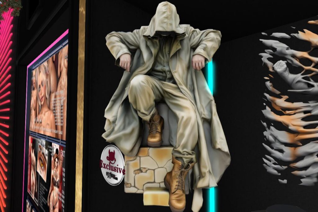 Cloaked Solitude Sculpture, L$595