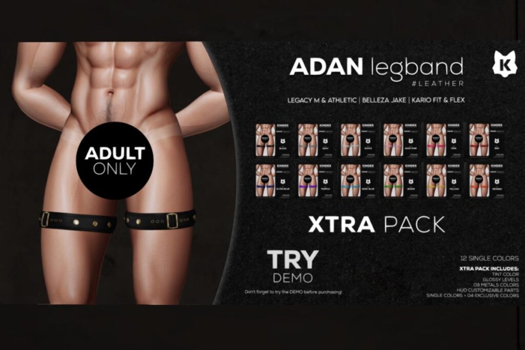 Adan Legband - Jake/Kario Fit + Flex/Legacy/+mods, L$216 each/L$1557 FP