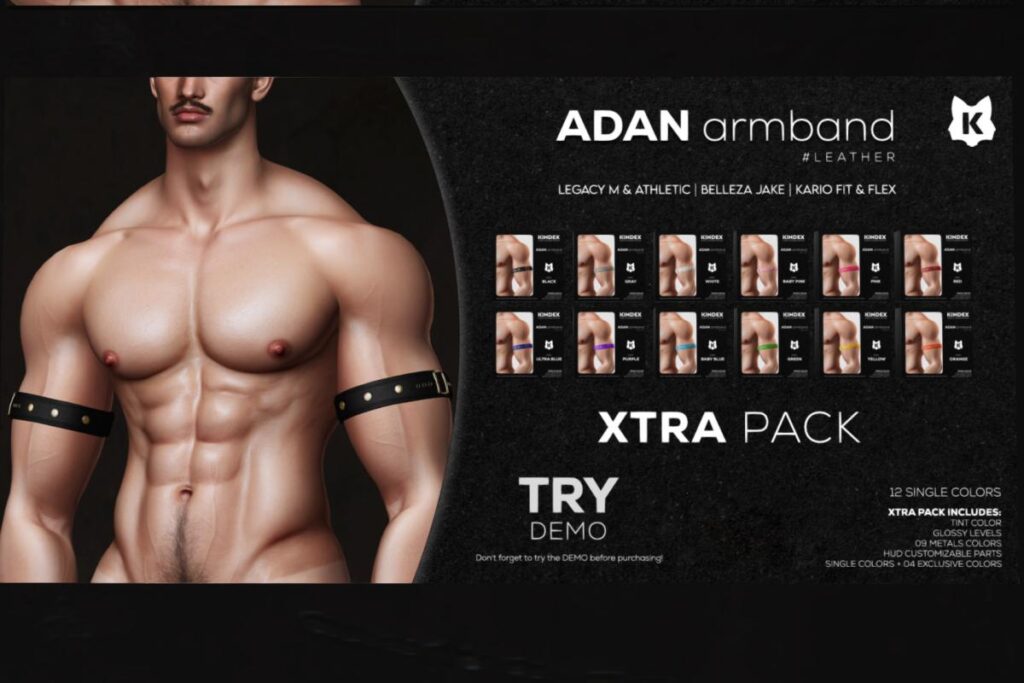 Adan Armband - Jake/Kario Fit + Flex/Legacy/+mods, L$216 each/L$1557 FP