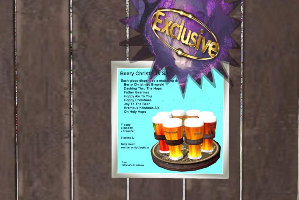 Beery Christmas Sampler, L$99