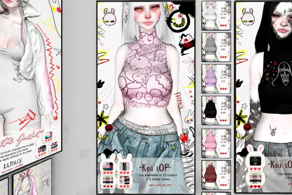 Ksu Top - Legacy/Reborn/+mods, L$260 each/L$1100 FP/L$1250 MP