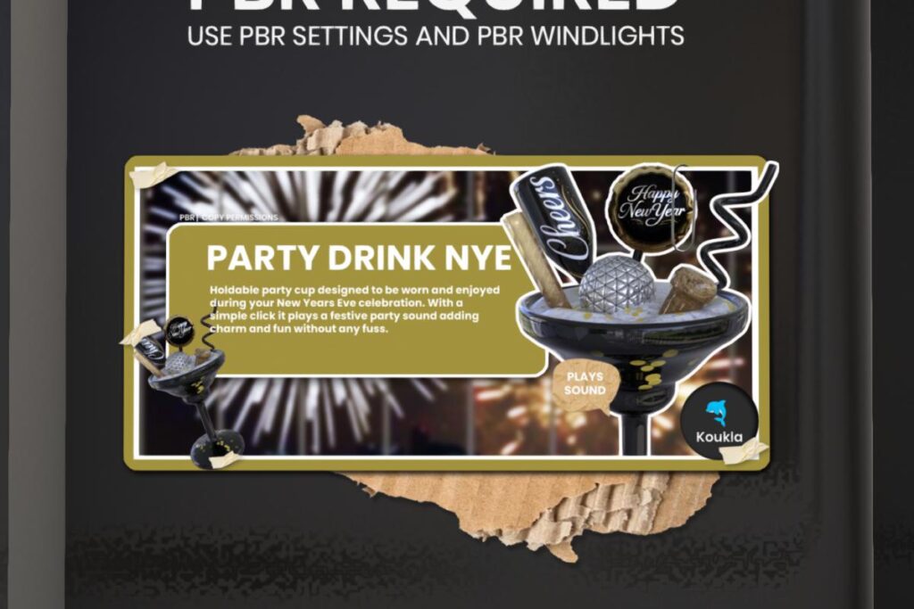 Party Drink NYE, L$198