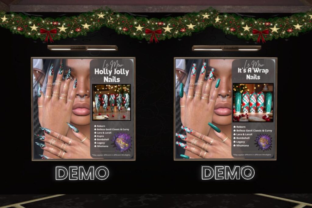 Holly Jolly Nails, L$225