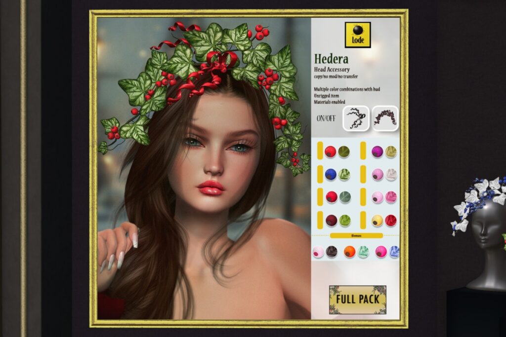 Hedera Head Accessory, L$299 FP