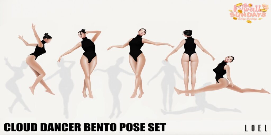 Cloud Dancer Poses	&lt;a href=&quot;http://maps.secondlife.com/secondlife/Stargazer%20Galaxy/101/47/3118&quot; target=&quot;_blank&quot;&gt;Teleport&lt;/a&gt;