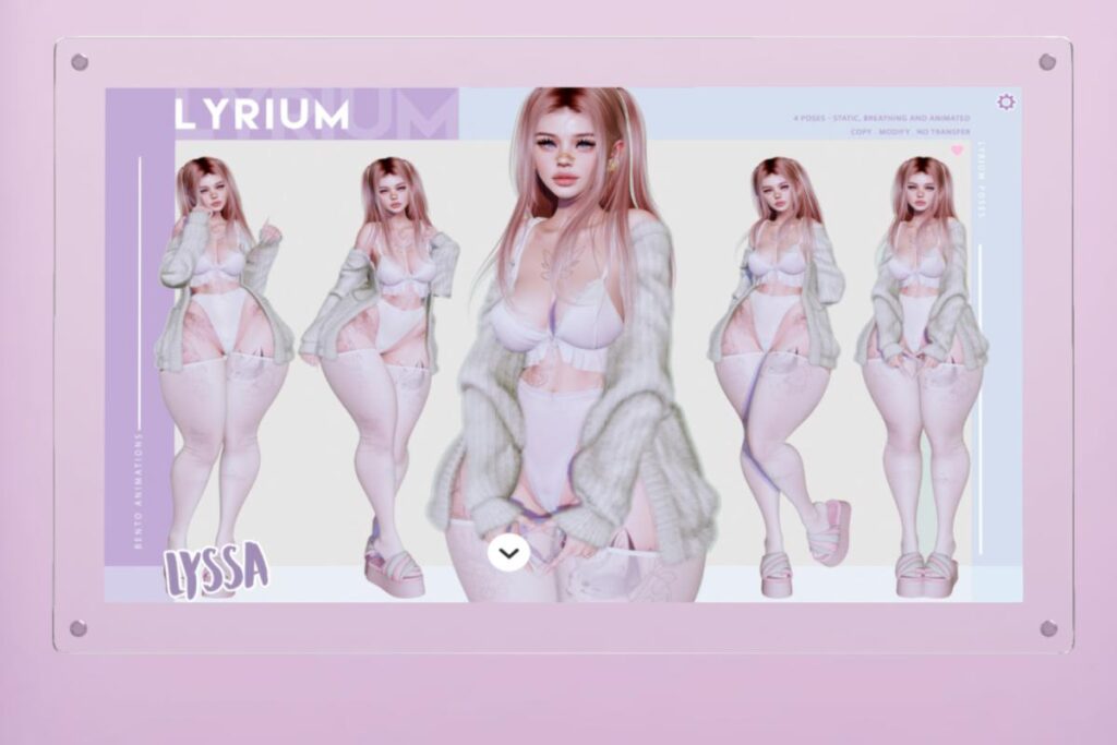 Lyssa Animations, L$299