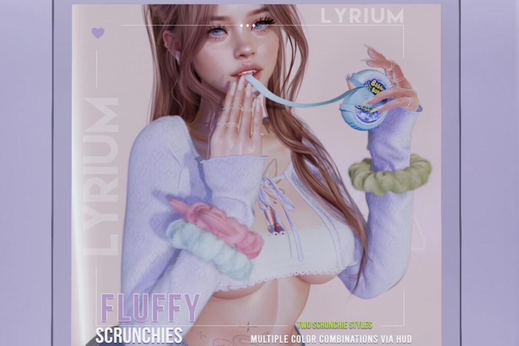 Fluffy Scrunchies, L$299