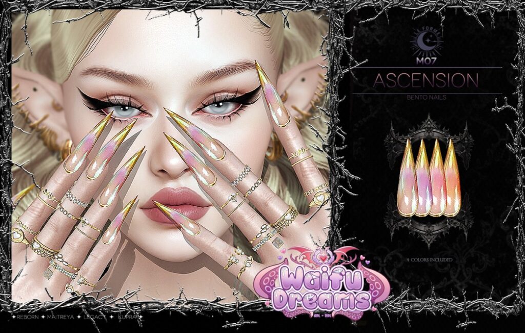 M07 Ascension Nails - Inithium/Legacy/Maitreya/Reborn