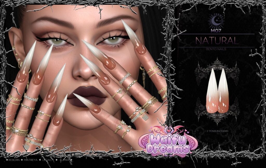 M07 Natural Nails - Inithium/Legacy/Maitreya/Reborn