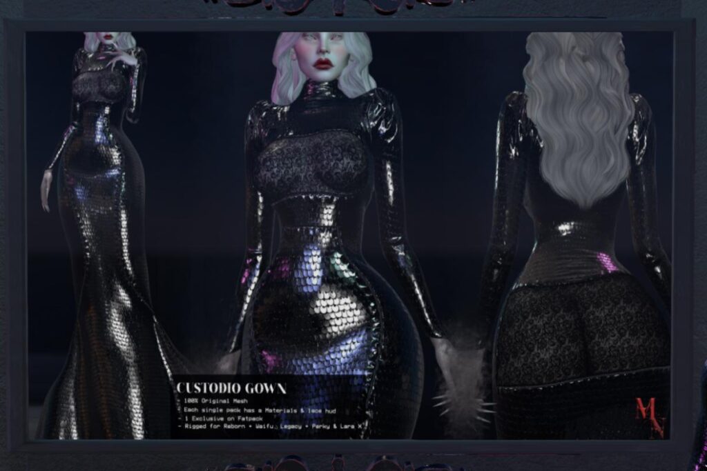 Custodio Gown - Legacy/MaitreyaX/Reborn/+mods, L$399 each/L$2250 FP