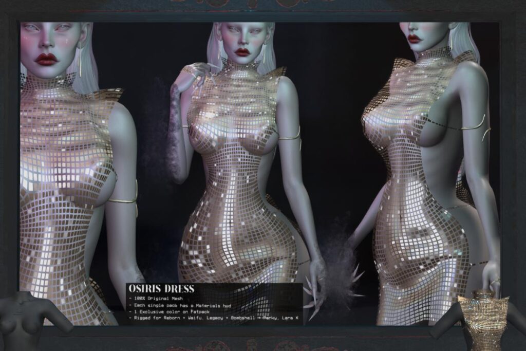 Osiris Dress - Legacy/MaitreyaX/Reborn/+mods, L$320 each/L$1990 FP