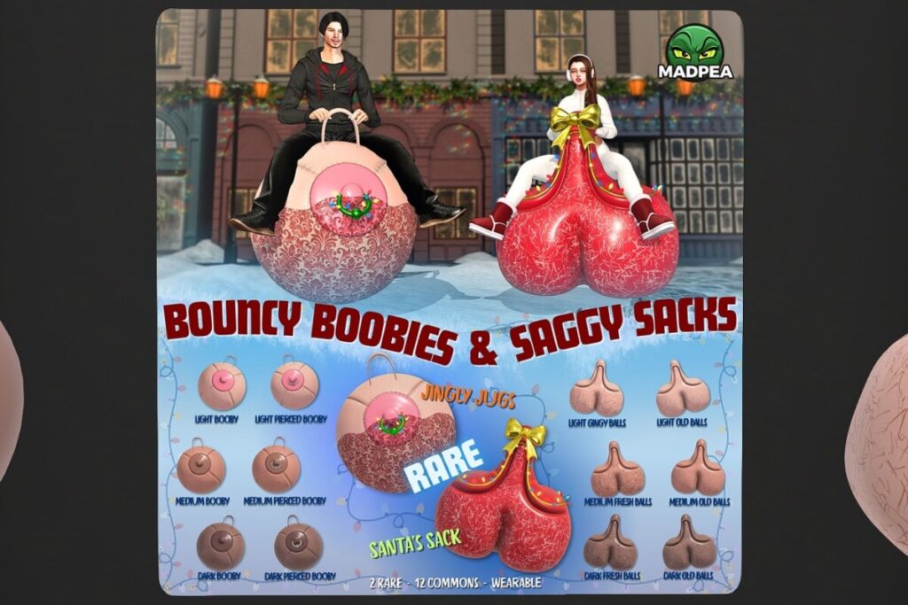 Bouncy Boobies &amp; Saggy Sacks Gacha, L$50 per play