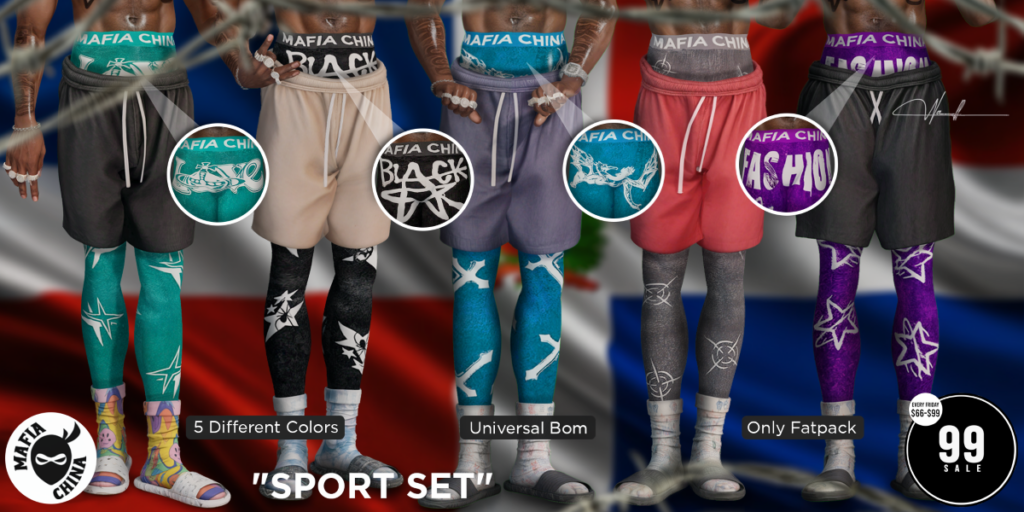 Sport Set - BOM	&lt;a href=&quot;http://maps.secondlife.com/secondlife/Oliver/88/129/29&quot; target=&quot;_blank&quot;&gt;Teleport&lt;/a&gt;