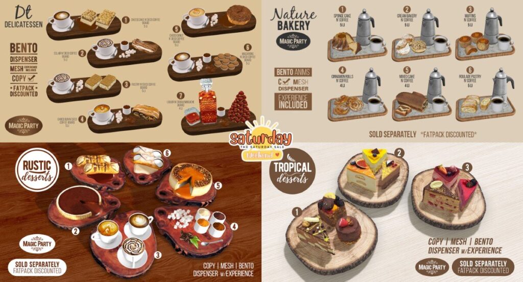 Saturday Sale Items #1	<a href="http://maps.secondlife.com/secondlife/Amber%20Cove/180/240/25" target="_blank">Teleport</a>