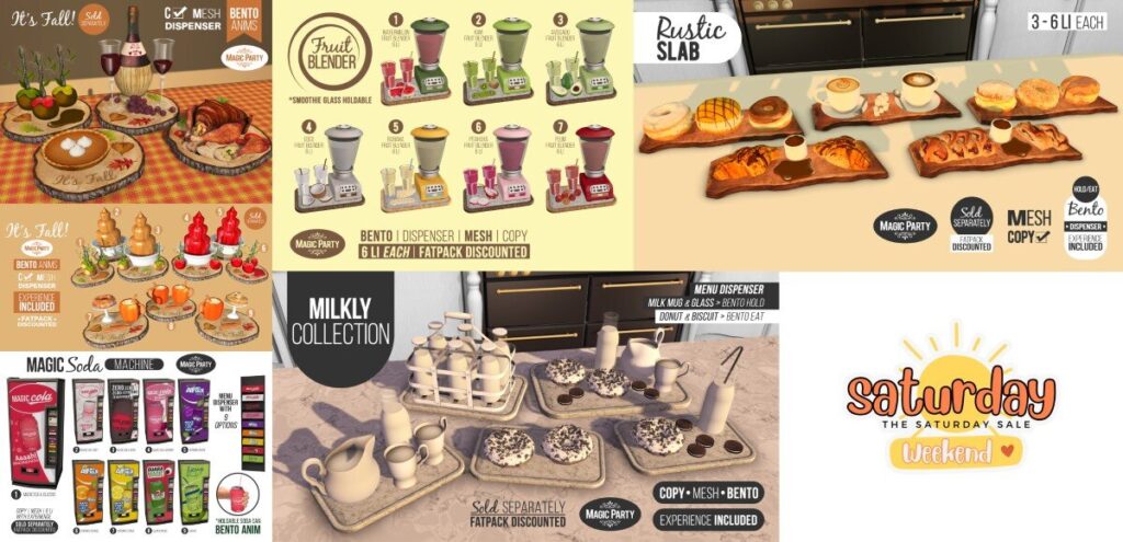 Saturday Sale Items #2	<a href="http://maps.secondlife.com/secondlife/Amber%20Cove/180/240/25" target="_blank">Teleport</a>