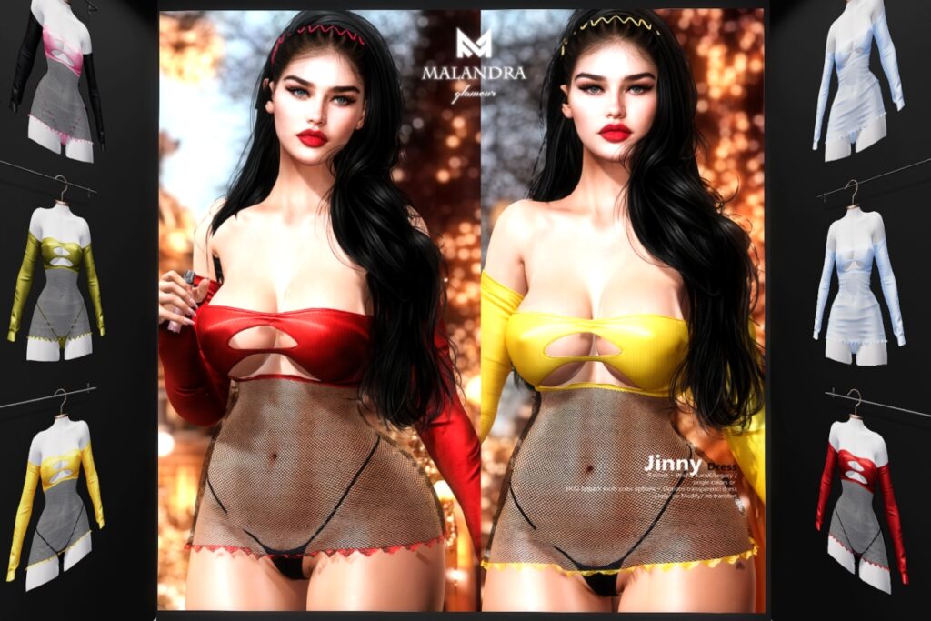 Jinny Dress - Legacy/MaitreyaX/Reborn/+mods, L$299 each/L$1850 FP