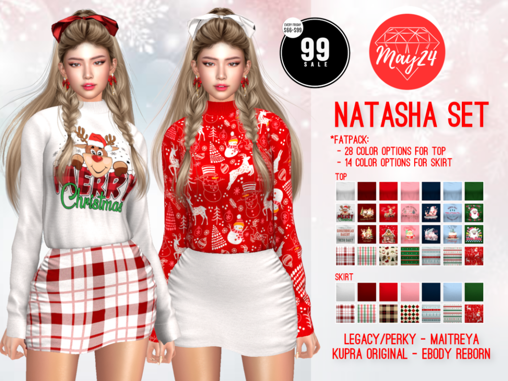 Natasha Set - Inithium/Legacy/Maitreya/Reborn/+mods	&lt;a href=&quot;http://maps.secondlife.com/secondlife/Highway%20Star/144/134/23&quot; target=&quot;_blank&quot;&gt;Teleport&lt;/a&gt;