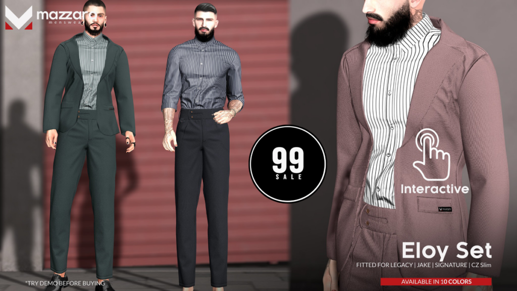 Eloy Set - CZ Slim/Jake/Legacy/Signature	&lt;a href=&quot;http://maps.secondlife.com/secondlife/Heartbreak/131/129/166&quot; target=&quot;_blank&quot;&gt;Teleport&lt;/a&gt;
