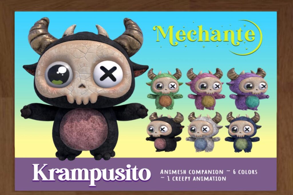 Krampusito Animesh, L$143 each/L$399 FP