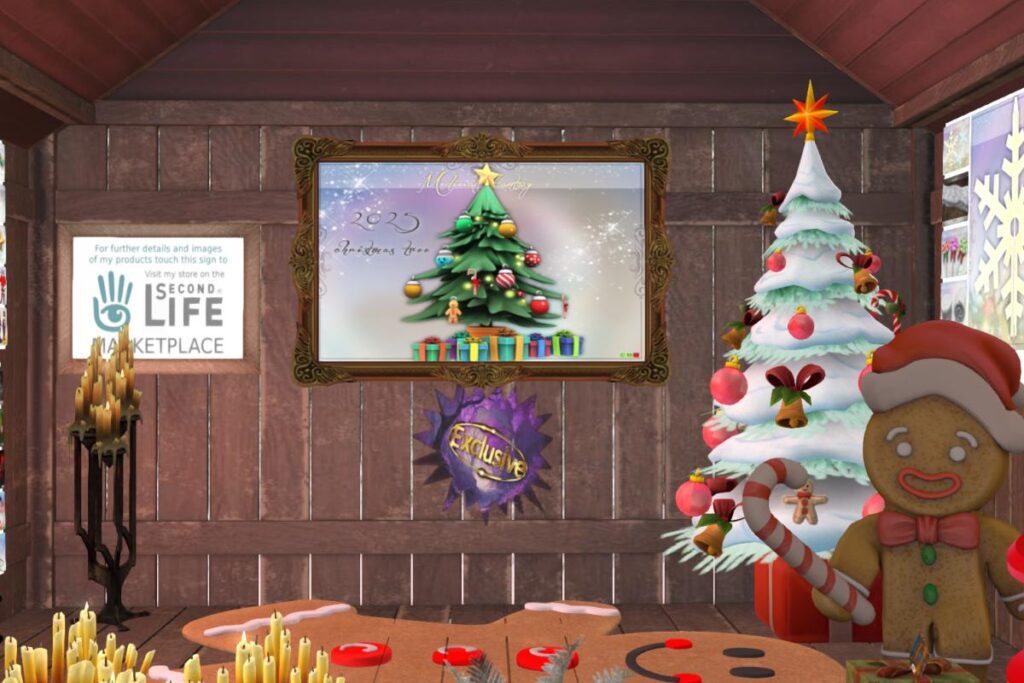 Christmas Tree with Gift Presents, L$200