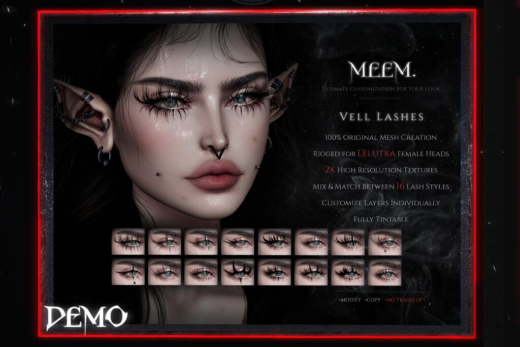 Vell Lashes - EvoX, L$999