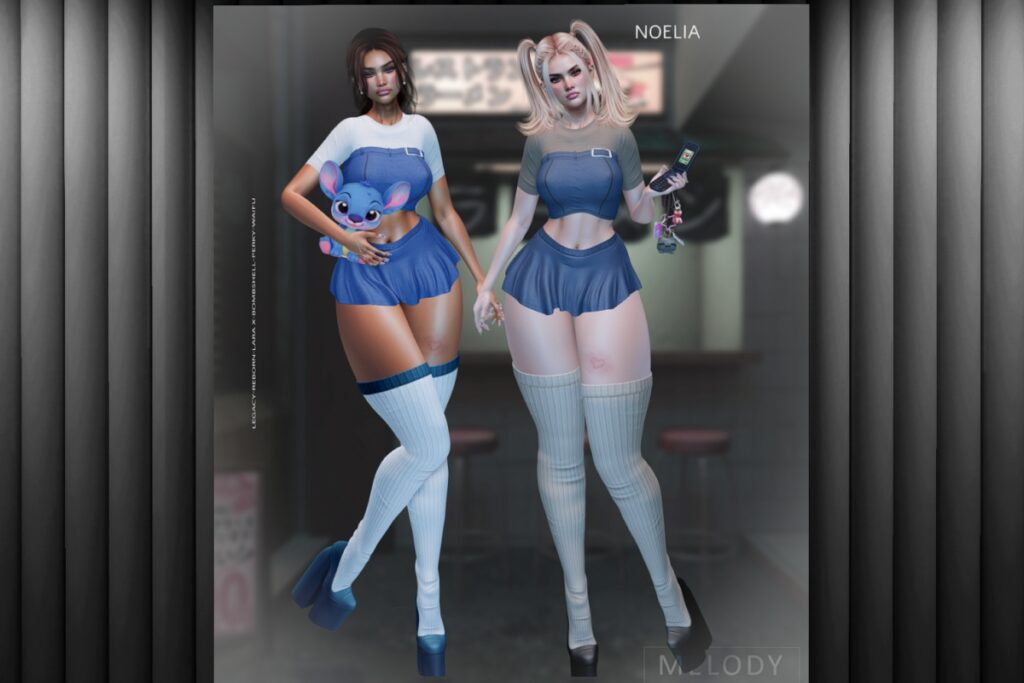 Noelia Top &amp; Skirt - Legacy/MaitreyaX/Reborn/+mods, L$299 each/L$1699 FP